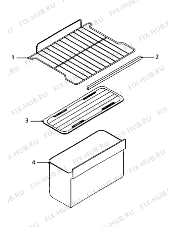 Взрыв-схема холодильника Acec RCO1302 - Схема узла Internal parts refrigerator